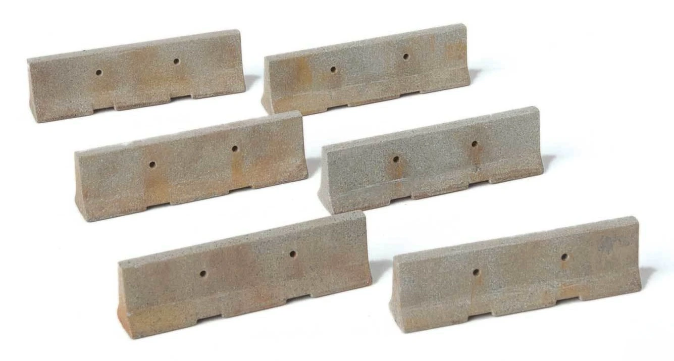 Walthers SceneMaster HO 949-4175 Jersey Barriers (24) 1 Walthers SceneMaster HO 949-4175 Jersey Barriers (24)