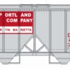 Bowser HO 42750 70-Ton 2-Bay Covered Hopper, Dewey Portland Cement #203