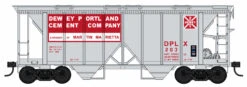 Bowser HO 42750 70-Ton 2-Bay Covered Hopper, Dewey Portland Cement #203
