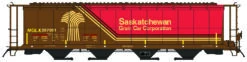 Intermountain HO 45139-02 NSC 59' 4550 Cu. Ft. Cylindrical Covered Hopper With Trough Hatch, Saskatchewan Grain Car #397055