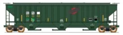 Intermountain HO 453124-02 4750 3-Bay Hopper, Rapid City Pierre And Eastern (ex-CNW Patch) #181153