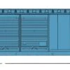 Intermountain HO 45634-01 PS-1 50' Double Door Box Car With New Cushion Underframe, Detroit And Toledo Shore Line #5207