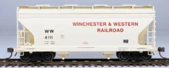 Intermountain HO 46514-21 ACF 2-Bay Covered Hopper, Winchester And Western #4112