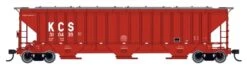 Walthers Mainline HO 910-49017 57' Trinity 4750 3-Bay Covered Hopper, Kansas City Southern #310439