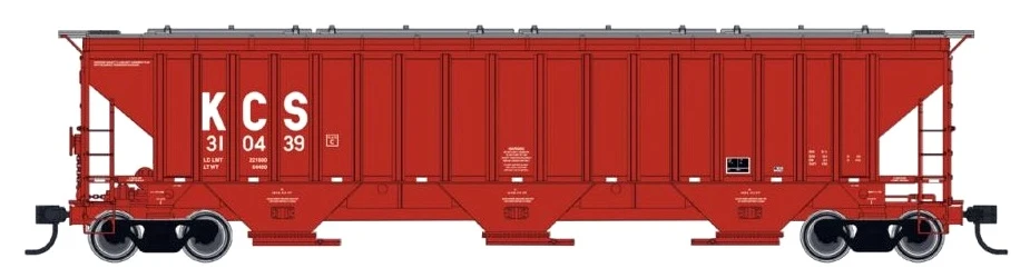 Walthers Mainline HO 910-49017 57' Trinity 4750 3-Bay Covered Hopper, Kansas City Southern #310439 1 Walthers Mainline HO 910-49017 57' Trinity 4750 3-Bay Covered Hopper, Kansas City Southern #310439