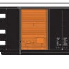 Micro-Trains Z 50000127 40' Standard Box Car With Single Door, New Haven #36325