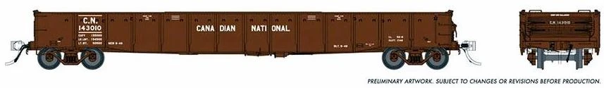 Rapido HO 50048 52' 6" Gondolas, Canadian National (6) 1 Rapido HO 50048 52' 6" Gondolas, Canadian National (6)