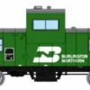 Rapido N 510025 Wide Vision Caboose, Burlington Northern #12058
