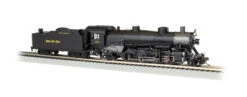 Bachmann HO 54307 Light 2-8-2 Mikado With Medium Tender, Nickel Plate Road #611