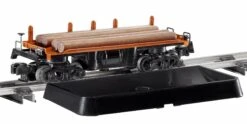 Lionel S 6-49057 American Flyer Log Dump Car, Western Pacific