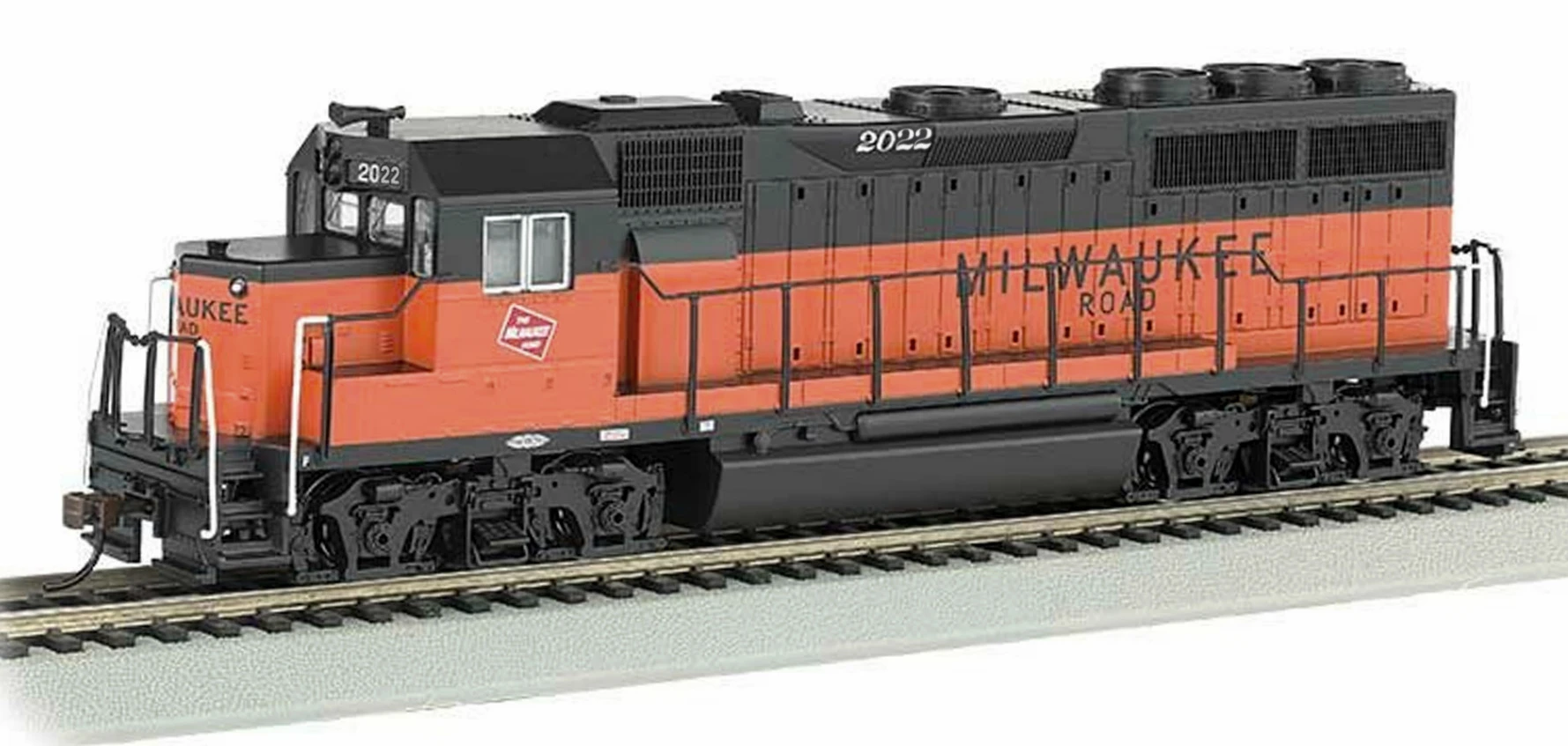 Bachmann HO 60316 EMD GP40, Milwaukee Road #2022 1 Bachmann HO 60316 EMD GP40, Milwaukee Road #2022