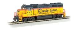 Bachmann HO 63533 GP40 Diesel Locomotive, Chessie System #4155