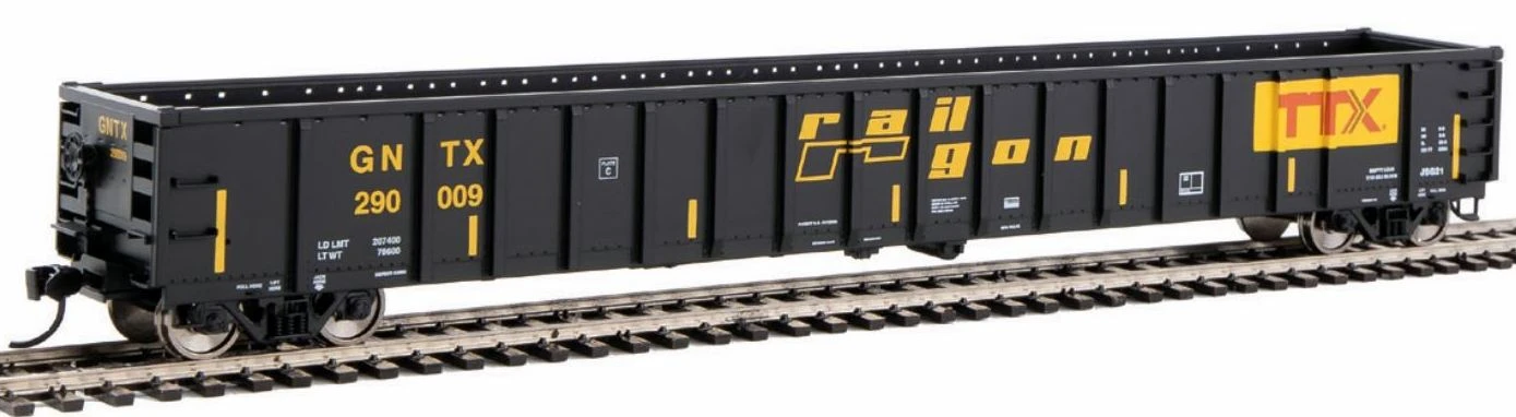 Walthers Mainline HO 910-6419 68' Railgon Gondola, TTX/Railgon (GNTX) #290036 1 Walthers Mainline HO 910-6419 68' Railgon Gondola, TTX/Railgon (GNTX) #290036