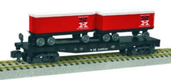 Lionel S 6-47984 American Flyer Piggyback Flat Car With Trailers, New Haven #40510