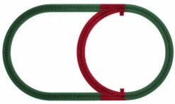 Lionel S 6-49890 American Flyer FasTrack Inner Passing Loop Add-On Track Pack