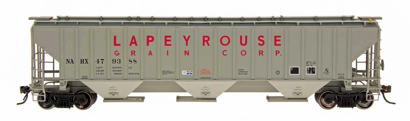 Intermountain N 65293-04 4750 3-Bay Hopper, Lapeyrouse Grain Corp. #479388 1 Intermountain N 65293-04 4750 3-Bay Hopper, Lapeyrouse Grain Corp. #479388