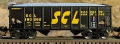 Bluford Shops N 65308 8-Panel 2-Bay Hopper, Seaboard Coast Line #160973
