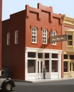Atlas O 66911 Hillside Structure Series Kit, Steve's Music Store Shop Building