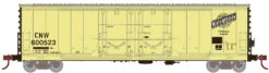 Athearn HO 67945 50' Evans Double Plug Door Box Car, Chicago And North Western #600523