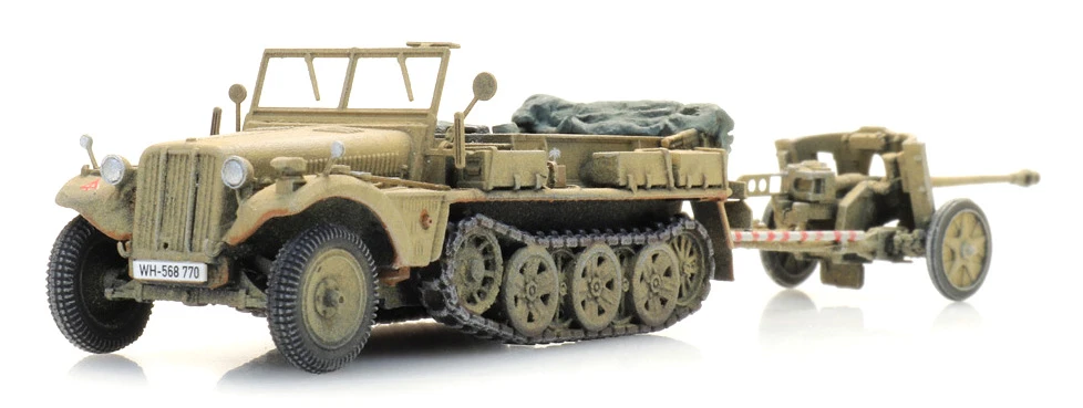 Artitec HO 6870490 WM Sd.Kfz. 10 + PAK 38, Africa 1 Artitec HO 6870490 WM Sd.Kfz. 10 + PAK 38, Africa