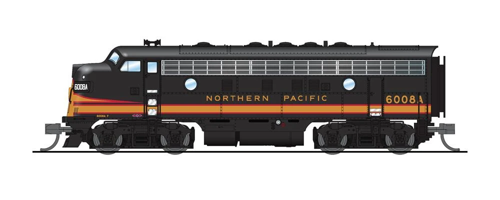 Broadway Limited Imports N 6879 EMD F7A, Northern Pacific #6008D 1 Broadway Limited Imports N 6879 EMD F7A, Northern Pacific #6008D