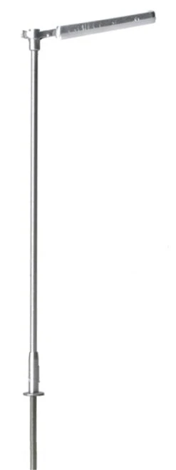 Atlas N 70000158 Single Arm Parking Lot Lights, Silver/Cool White LED (3)