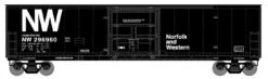Athearn HO 71056 50' Superior Plug Door Box Car, Norfolk And Western #296960