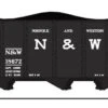 Broadway Limited Imports N 7141 N&W H2a Hoppers, Norfolk And Western (17" Lettering) (2-Pack B)