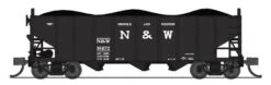 Broadway Limited Imports N 7141 N&W H2a Hoppers, Norfolk And Western (17" Lettering) (2-Pack B)