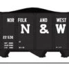 Broadway Limited Imports N 7145 N&W H2a Hoppers, Norfolk And Western (1960s Logo) (2-Pack A)