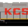 Athearn HO 72090 SD40-2, Kansas City Southern #661