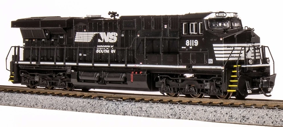 Broadway Limited Imports N 7298 GE ES44AC, Norfolk Southern (Black/White) #8140 3 Broadway Limited Imports N 7298 GE ES44AC, Norfolk Southern (Black/White) #8140 - Image 3