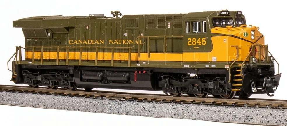 Broadway Limited Imports N 7307 GE ES44AC, Canadian National #2846 1 Broadway Limited Imports N 7307 GE ES44AC, Canadian National #2846