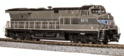 Broadway Limited Imports N 7308 GE ES44AC, Union Pacific (Two-Tone Gray) #8075