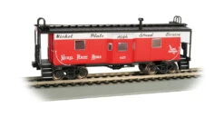 Bachmann HO 73202 Bay Window Caboose With Roofwalk, Nickel Plate Road #425