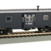 Bachmann HO 73204 Bay Window Caboose With Roofwalk, Baltimore And Ohio #C3015