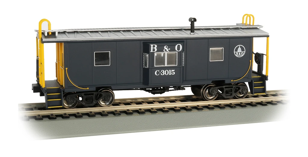 Bachmann HO 73204 Bay Window Caboose With Roofwalk, Baltimore And Ohio #C3015 1 Bachmann HO 73204 Bay Window Caboose With Roofwalk, Baltimore And Ohio #C3015