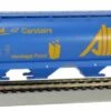 Bachmann HO 73806 4-Bay Cylindrical Grain Hopper With FRED, Alberta "Visit Carstairs" #628311