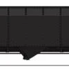 Broadway Limited Imports HO 7387 AAR 70-Ton Triple Hopper, Unlettered (Black)