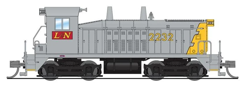 Broadway Limited N 7516 EMD SW7, Louisville And Nashville #2232 1 Broadway Limited N 7516 EMD SW7, Louisville And Nashville #2232