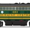 Broadway Limited N 7734 EMD F3A, Maine Central #686