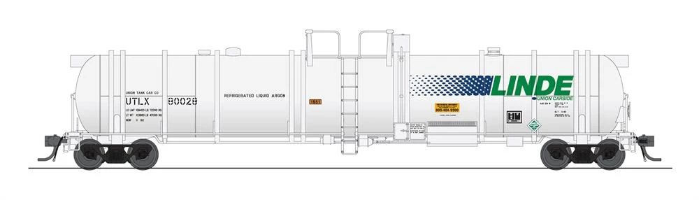 Broadway Limited HO 8045 Cryogenic Tank Car, Linde (Type C) #80056 1 Broadway Limited HO 8045 Cryogenic Tank Car, Linde (Type C) #80056