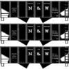 Accurail HO 8152 USRA Twin Hopper Kits, Norfolk And Western (3)