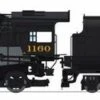 Broadway Limited Imports HO 8183 Stealth Series K-2 Mikado With 16-VC Tender, Chesapeake And Ohio #1168