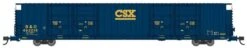 Bluford Shops N 87231 Pullman-Standard 86' Quad Door Auto Parts Box Car, CSX (B&O) #492007