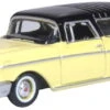 Oxford Diecast HO 87CN57007 Chevrolet Nomad, Colonial Cream/Onyx Black