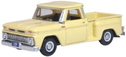 Oxford Diecast HO 87CP65007 Chevrolet Stepside Pickup Truck, Yellow