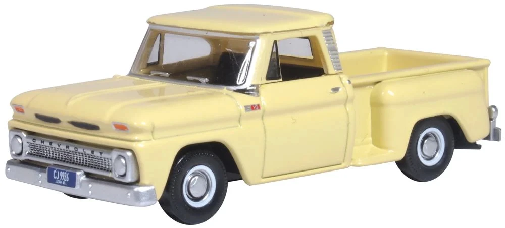 Oxford Diecast HO 87CP65007 Chevrolet Stepside Pickup Truck, Yellow 1 Oxford Diecast HO 87CP65007 Chevrolet Stepside Pickup Truck, Yellow