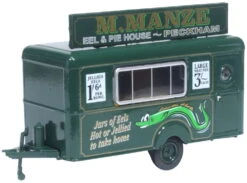 Oxford Diecast HO 87TR018 Mobile Trailer, M. Manze Jellied Eels