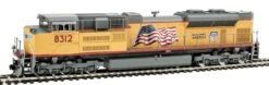 Walthers Mainline HO 910-19873 EMD SD70ACe Locomotive, Union Pacific (Red Sill Stripe) #8312